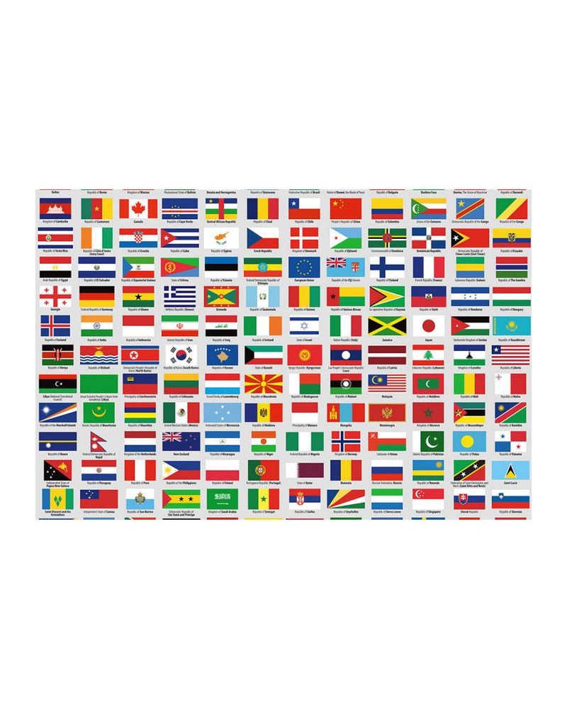 Tapete R10741 Flags of Sovereign States - REBEL WALLS Tapete R10741 Flags of Sovereign States - REBEL WALLS
