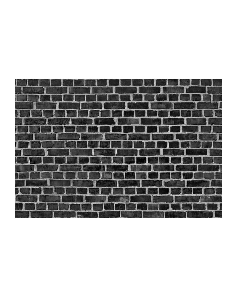 Wallpaper R10962 Brick Wall, black - REBEL WALLS Wallpaper R10962 Brick Wall, black - REBEL WALLS