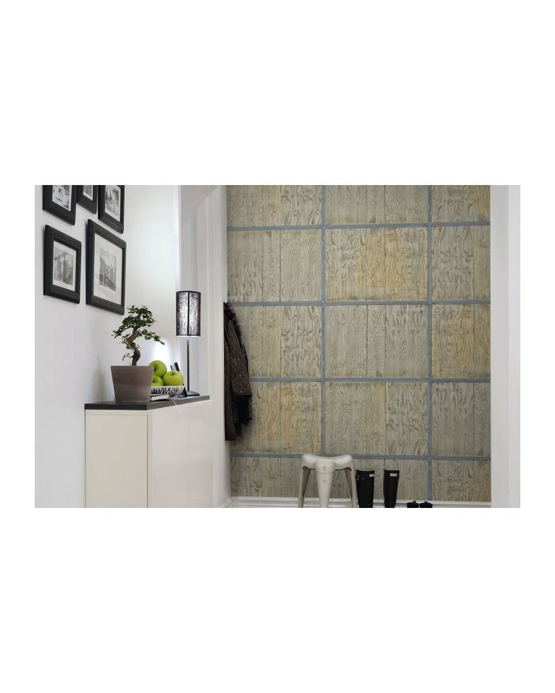 Papier peint R10971 Wooden Frames - REBEL WALLS Papier peint R10971 Wooden Frames - REBEL WALLS