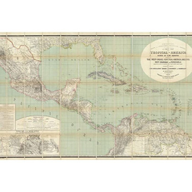 Papier peint R11381 Tropical America - REBEL WALLS