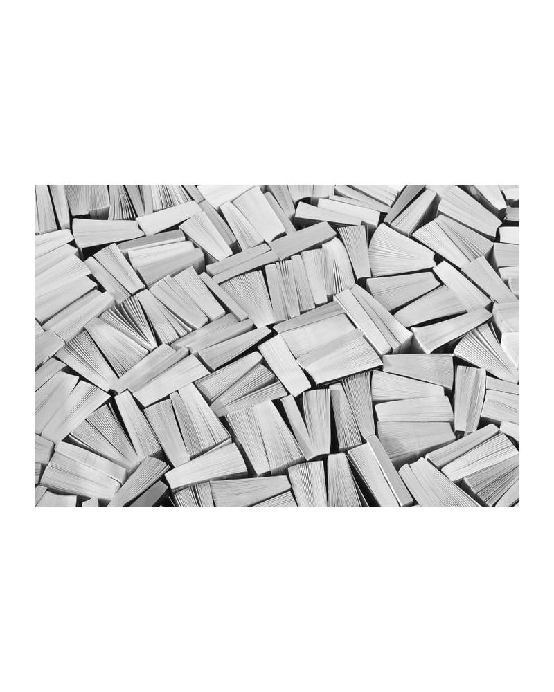 Carta da Parati R11513 Books, white - REBEL WALLS Carta da Parati R11513 Books, white - REBEL WALLS