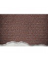 Tapete R12221 Well-Worn Brick Wall, red - REBEL WALLS