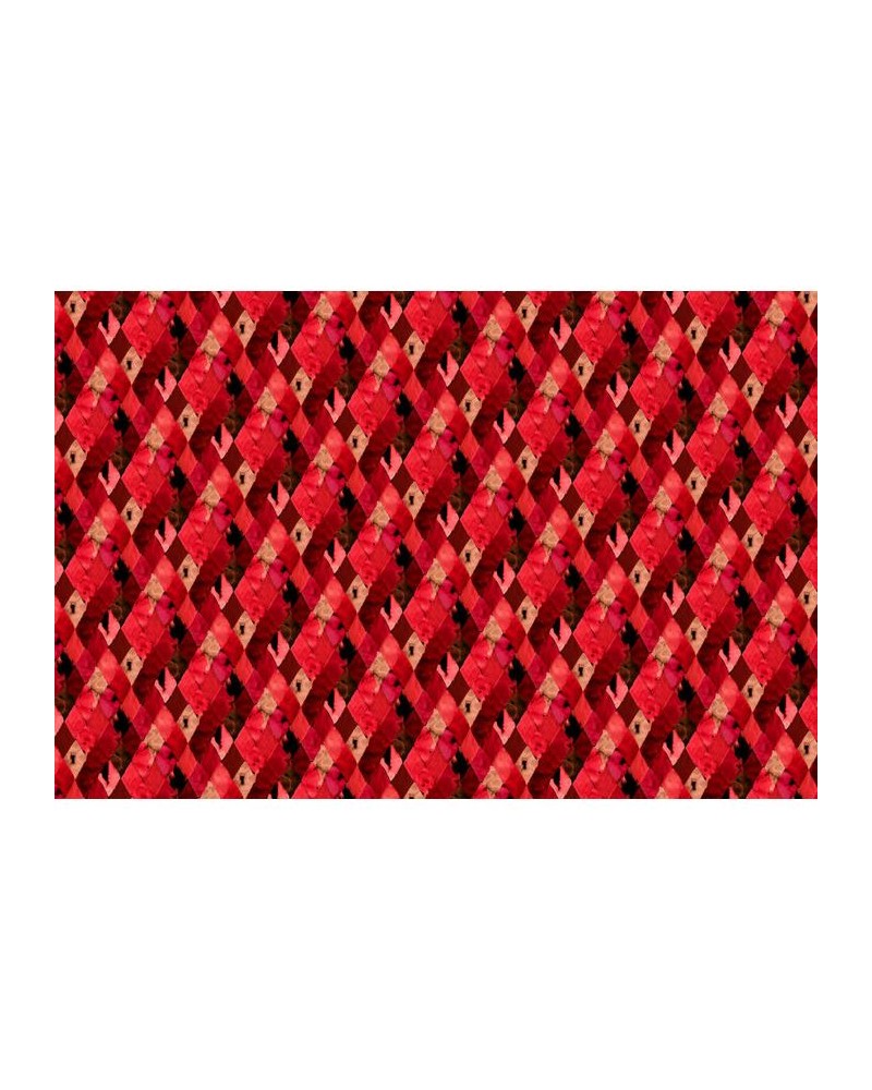 Papel Pintado R12231 Harlequin, red - REBEL WALLS Papel Pintado R12231 Harlequin, red - REBEL WALLS