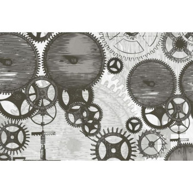 Papel de parede R12271 Cogwheel - REBEL WALLS
