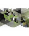 Tapete R12314 Fractal, green - REBEL WALLS