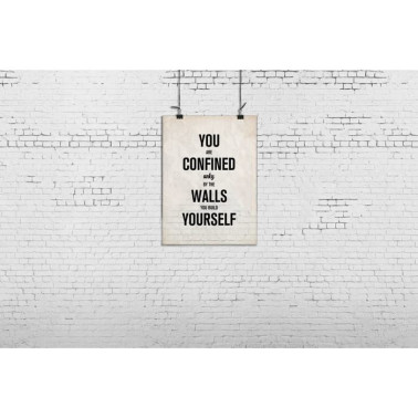Carta da Parati R12404 Poster, brick wall - REBEL WALLS