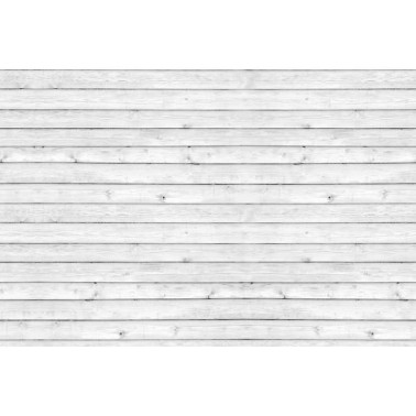 Carta da Parati R12582 Horizontal Boards, white - REBEL WALLS