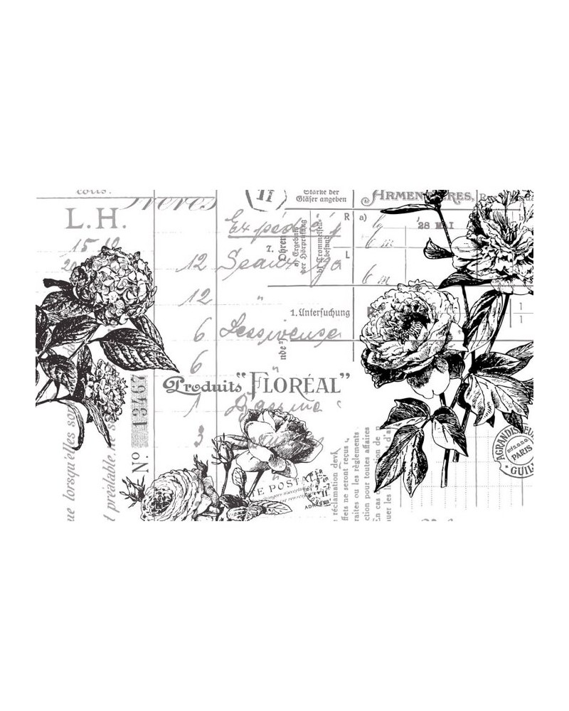 Carta da Parati R12642 Floral, black&white - REBEL WALLS Carta da Parati R12642 Floral, black&white - REBEL WALLS
