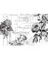 Carta da Parati R12642 Floral, black&white - REBEL WALLS