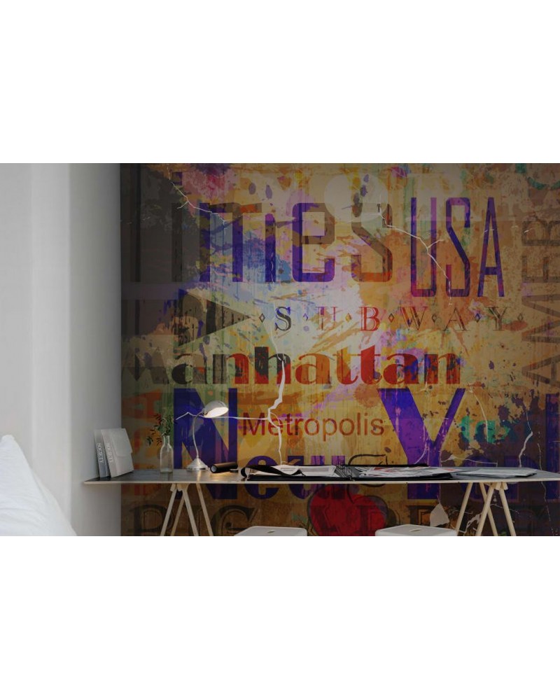 Carta da Parati R10521 Big Apple - REBEL WALLS
