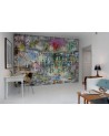 Papel de parede R10623 Cartoon City, graffiti - REBEL WALLS