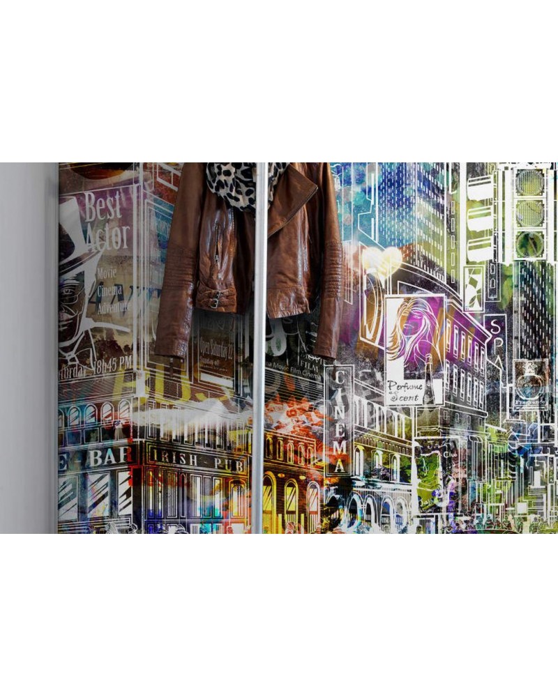 Tapete R10623 Cartoon City, graffiti - REBEL WALLS