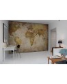 Wallpaper R10771 World Map - REBEL WALLS