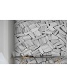 Carta da Parati R11513 Books, white - REBEL WALLS