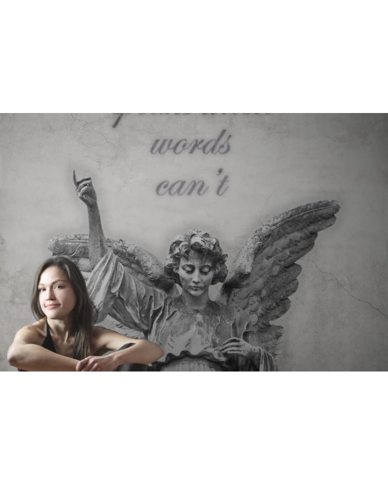 Tapete R12371 Angel, concrete - REBEL WALLS