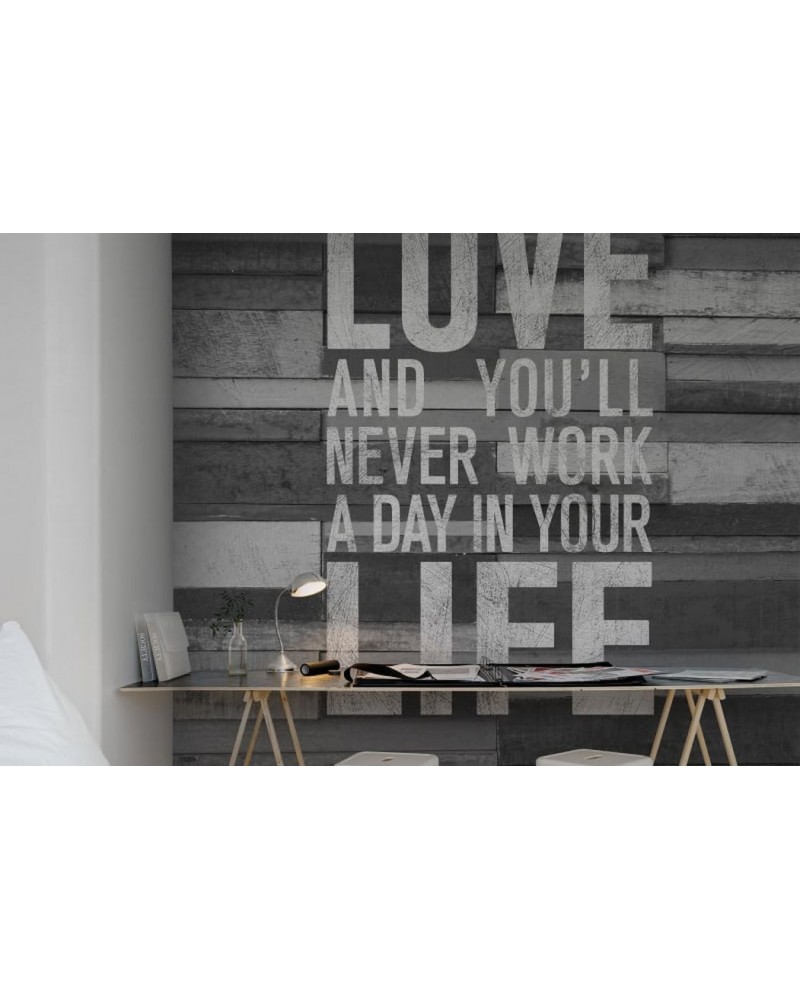 Tapete R12403 Quotes, wood wall - REBEL WALLS