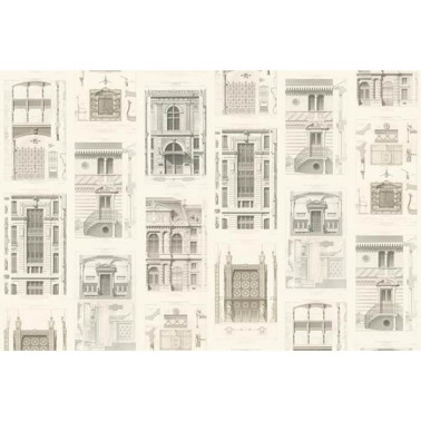 Papel Pintado R12731 Architect, Vintage - REBEL WALLS