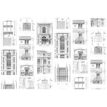 Carta da Parati R12732 Architect - REBEL WALLS