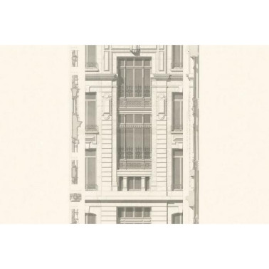 Carta da Parati R12751 Hotel Hachette, Vintage - REBEL WALLS
