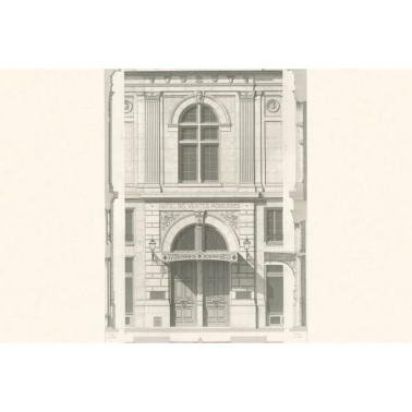 Carta da Parati R12761 Hotel Des Ventes, Vintage - REBEL WALLS