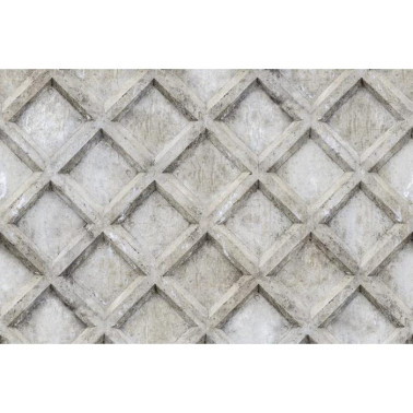 Carta da Parati R12781 Concrete Trellis - REBEL WALLS