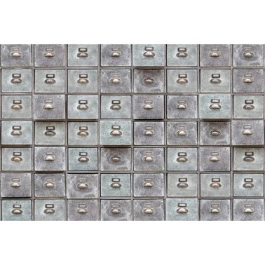 Carta da Parati R12831 Concrete Trellis, grey - REBEL WALLS