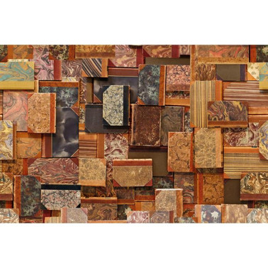 Papier peint R12861 Vintage Books, cover - REBEL WALLS
