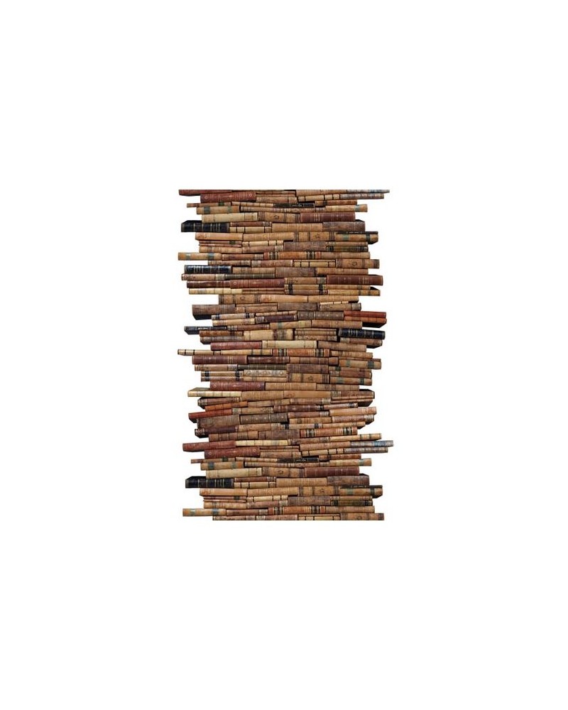 Carta da Parati R12911 Vintage Book Pile - REBEL WALLS Carta da Parati R12911 Vintage Book Pile - REBEL WALLS