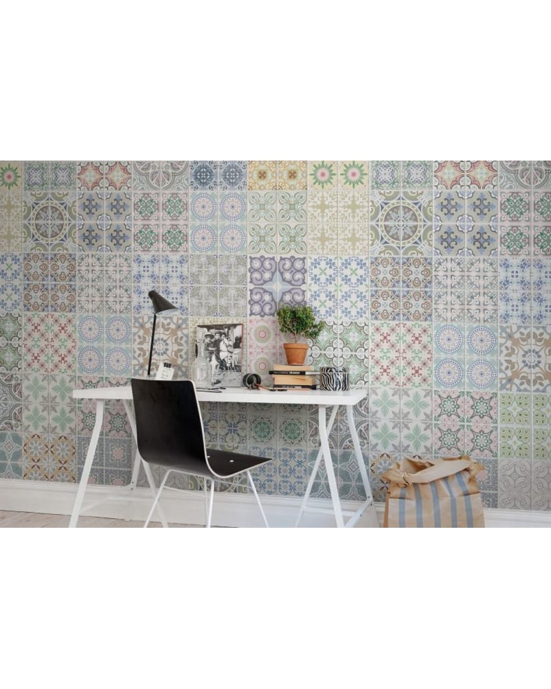 Carta da Parati R12722 Tin Plates, Nebraska - REBEL WALLS