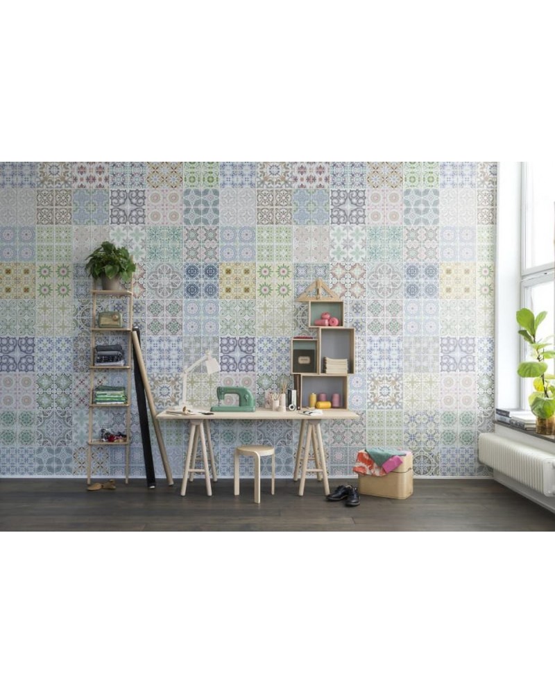 Carta da Parati R12722 Tin Plates, Nebraska - REBEL WALLS