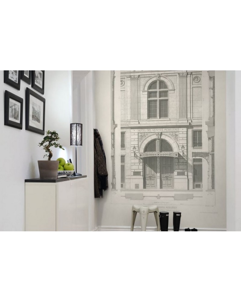 Carta da Parati R12761 Hotel Des Ventes, Vintage - REBEL WALLS