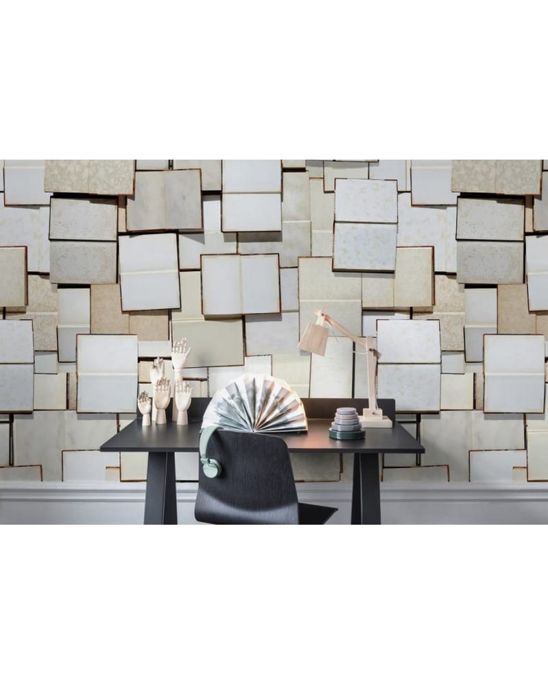 Carta da Parati R12871 Vintage Books, inside - REBEL WALLS