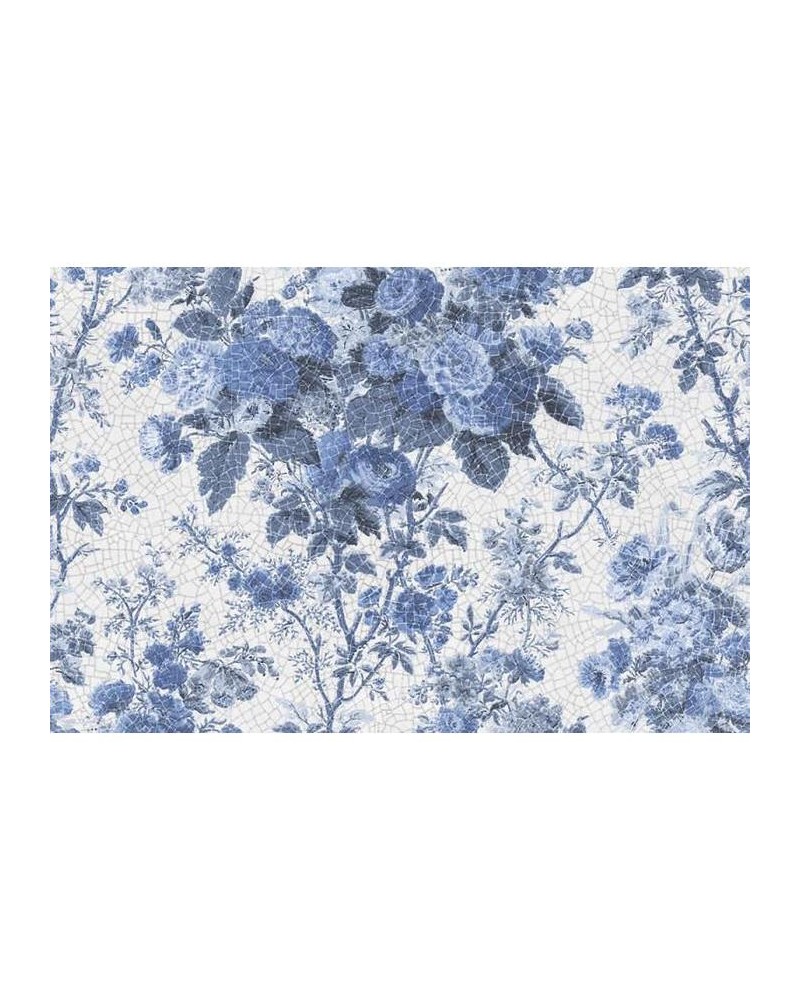 Papier peint R13255 Porcelain, Blue - REBEL WALLS Papier peint R13255 Porcelain, Blue - REBEL WALLS