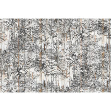 Papier peint R14702 Secret Garden, Bali Boards - REBEL WALLS