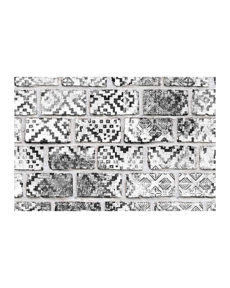 Tapete R15232 Decorated Bricks - REBEL WALLS Tapete R15232 Decorated Bricks - REBEL WALLS