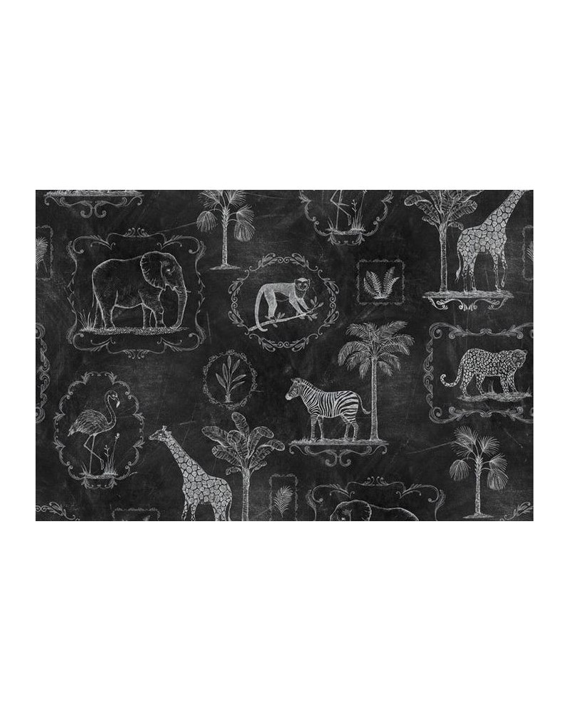 Carta da Parati R15273 Decorated Bricks - REBEL WALLS Carta da Parati R15273 Decorated Bricks - REBEL WALLS