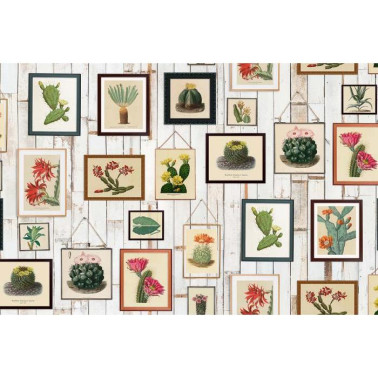 Tapete R15321 Cactus Wall Art - REBEL WALLS