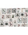Papel Pintado R15322 Cactus Wall Art, Faded - REBEL WALLS