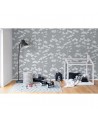 Papel Pintado R15332 Animal Tree, Grey - REBEL WALLS