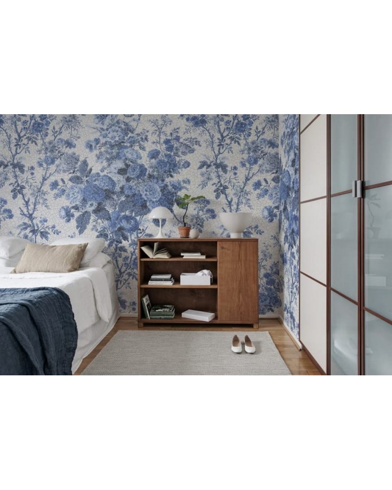 Papier peint R13255 Porcelain, Blue - REBEL WALLS