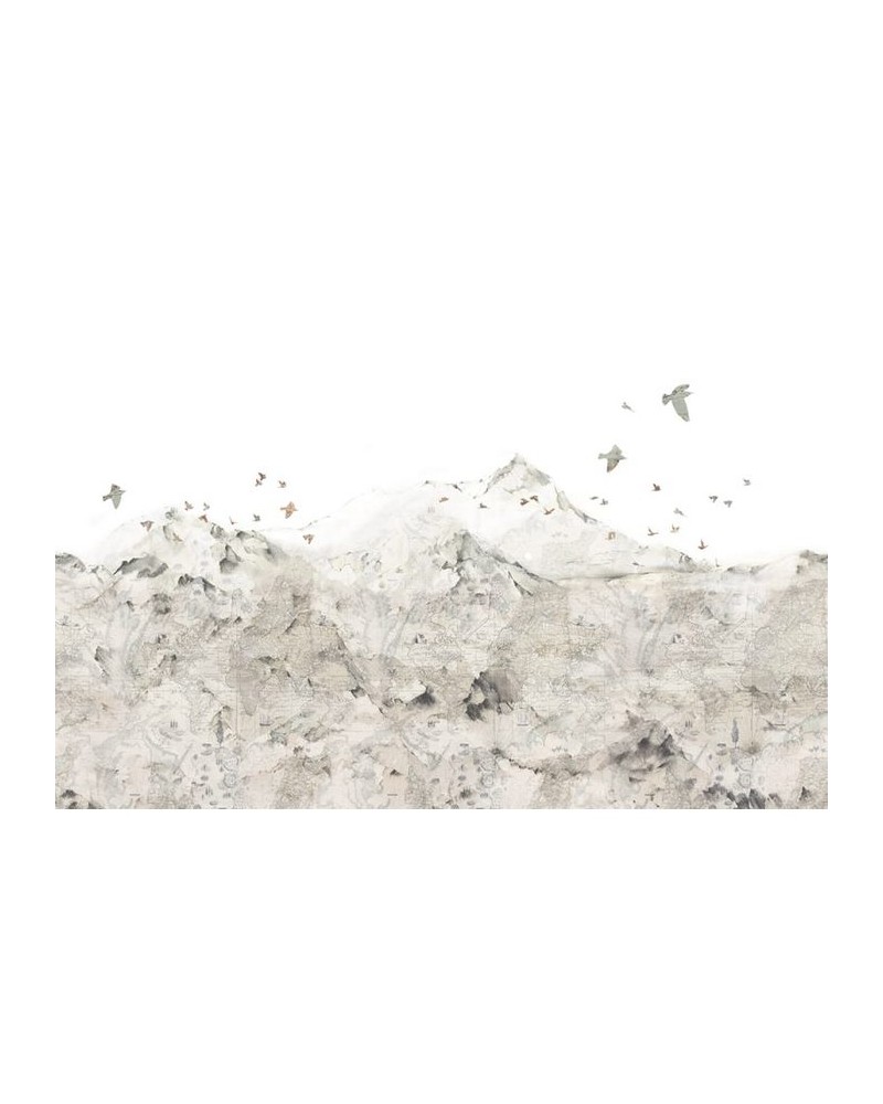 Papel de parede R13871 Paper Mountains - REBEL WALLS Papel de parede R13871 Paper Mountains - REBEL WALLS