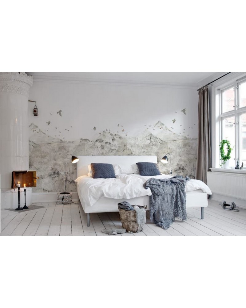 Tapete R13871 Paper Mountains - REBEL WALLS