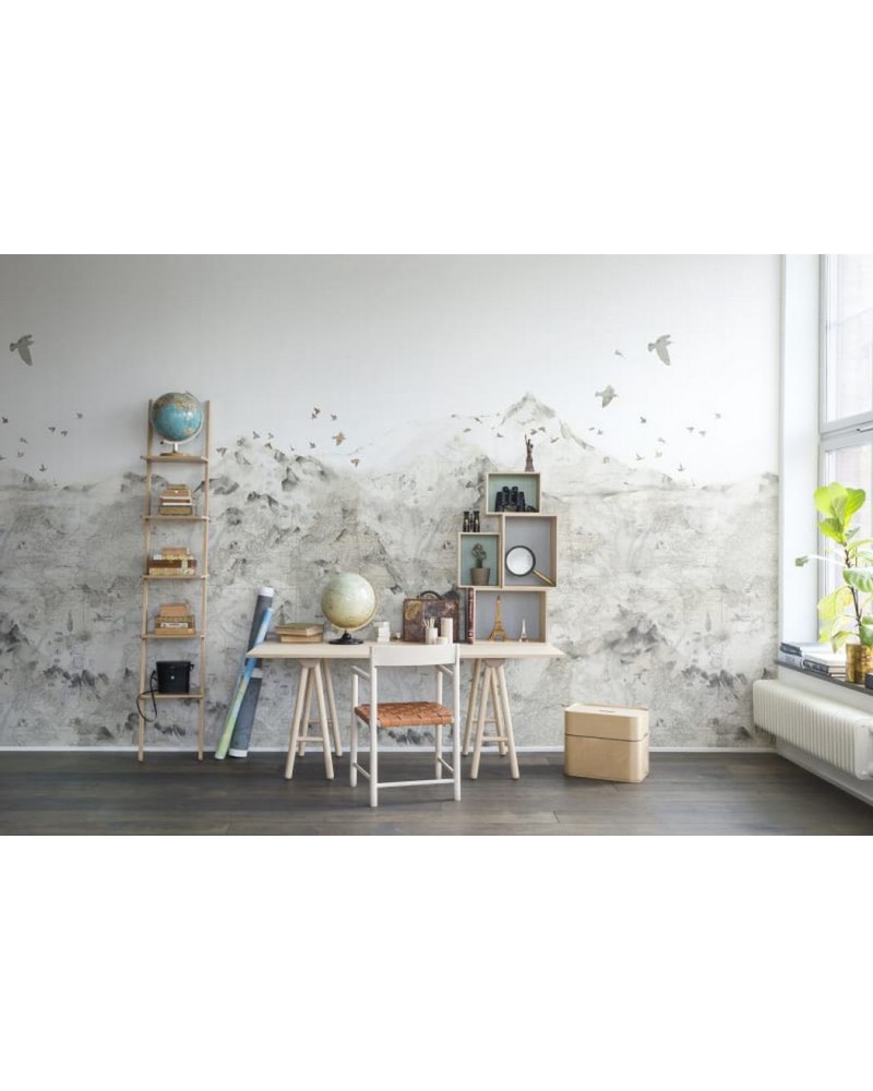 Tapete R13871 Paper Mountains - REBEL WALLS