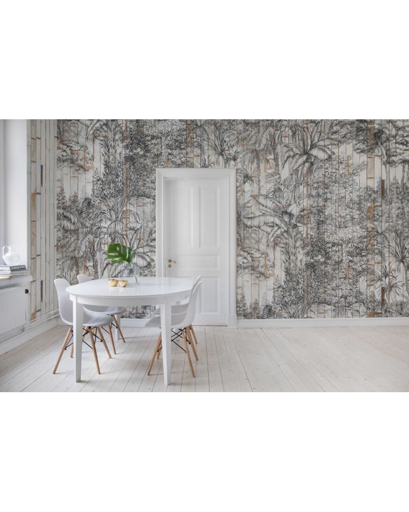 Papel Pintado R14702 Secret Garden, Bali Boards - REBEL WALLS