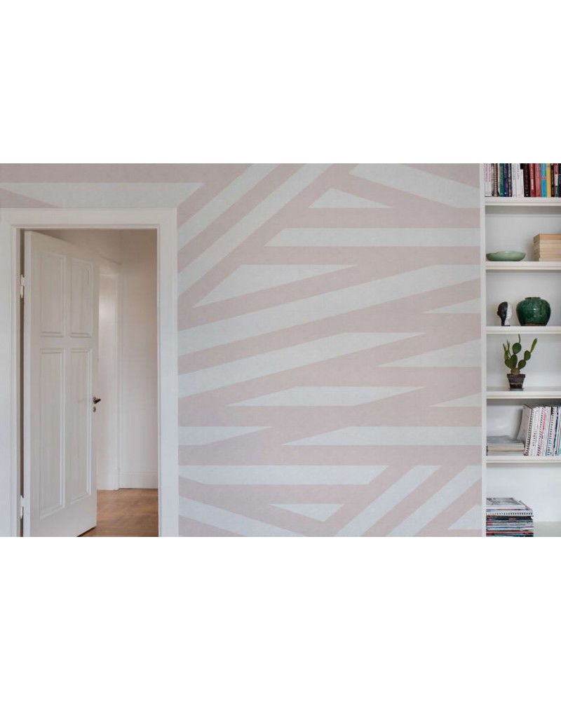 Carta da Parati R15142 Sailor's Sea, Pink - REBEL WALLS