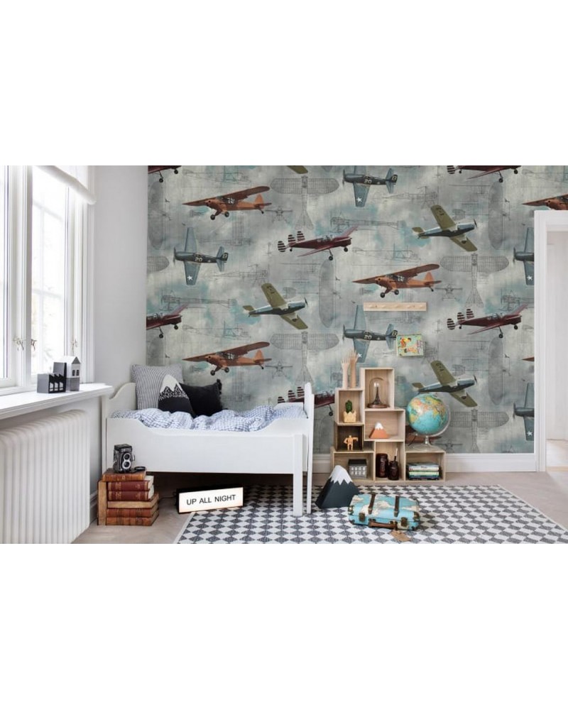 Papier peint R15211 Aero Show - REBEL WALLS