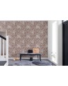 Carta da Parati R15231 Decorated Bricks, Red - REBEL WALLS