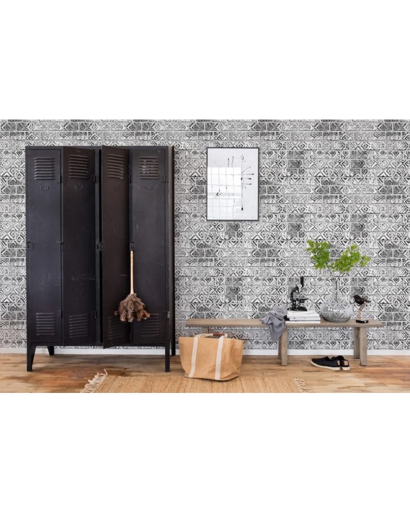 Tapete R15232 Decorated Bricks - REBEL WALLS
