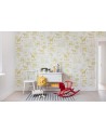 Wallpaper R15272 Animal Party, Yellow - REBEL WALLS