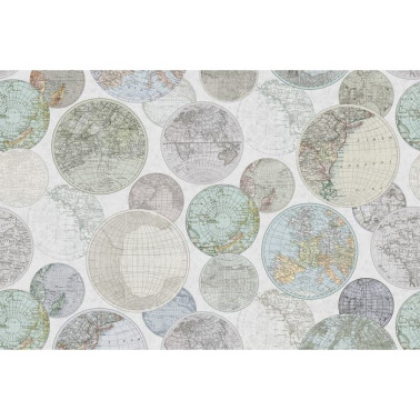 Wallpaper R13884 Globes Gathering, Dew - REBEL WALLS